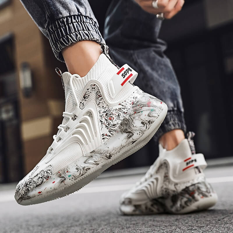 High Top Sneakers INFINIT Blaze Spectra breathable sneakers Shoes Infinit Store Infinit Store Infinit Sneakers