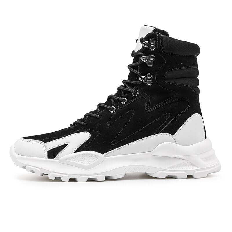 High Top Sneakers mens HTSX Street Culture Sneakers Shoes Black / US 6.5 / UK 6 / EU 39 Foot Length ( 24.5 cm / 245 mm ) Infinit Store Infinit Store Infinit Sneakers