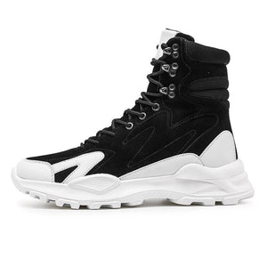 High Top Sneakers mens HTSX Street Culture Sneakers Shoes Black / US 6.5 / UK 6 / EU 39 Foot Length ( 24.5 cm / 245 mm ) Infinit Store Infinit Store Infinit Sneakers