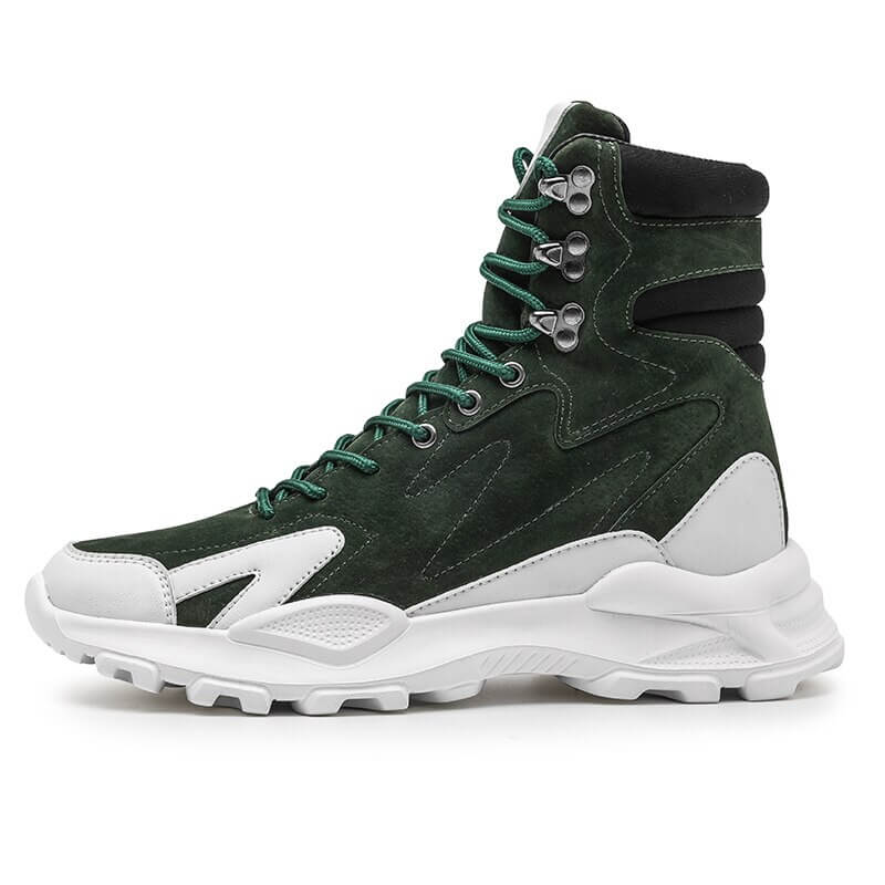 High Top Sneakers mens HTSX Street Culture Sneakers Shoes Green / US 6.5 / UK 6 / EU 39 Foot Length ( 24.5 cm / 245 mm ) Infinit Store Infinit Store Infinit Sneakers