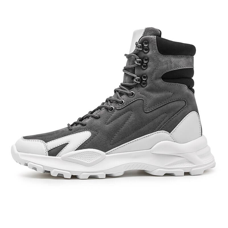 High Top Sneakers mens HTSX Street Culture Sneakers Shoes Grey / US 6.5 / UK 6 / EU 39 Foot Length ( 24.5 cm / 245 mm ) Infinit Store Infinit Store Infinit Sneakers