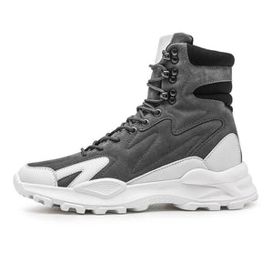 High Top Sneakers mens HTSX Street Culture Sneakers Shoes Grey / US 6.5 / UK 6 / EU 39 Foot Length ( 24.5 cm / 245 mm ) Infinit Store Infinit Store Infinit Sneakers