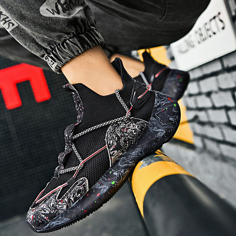 INFINIT Blaze Spectre breathable high top sneakers Shoes Infinit Store Infinit Store Infinit Sneakers