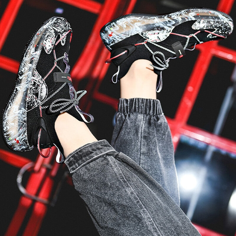 INFINIT Blaze Spectre breathable high top sneakers Shoes Infinit Store Infinit Store Infinit Sneakers