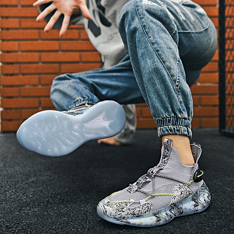 INFINIT Blaze Spectre breathable high top sneakers Shoes Infinit Store Infinit Store Infinit Sneakers