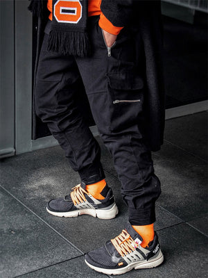 INFINIT Drex cargo pants streetwear multi pockets casual joggers for men 2022 Pants Black / M Infinit Store Infinit Store Infinit Sneakers