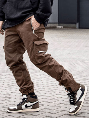 INFINIT Drex cargo pants streetwear multi pockets casual joggers for men 2022 Pants Infinit Store Infinit Store Infinit Sneakers