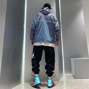 INFINIT Fizzy reflective cargo pants for men Pants Infinit Store Infinit Store Infinit Sneakers