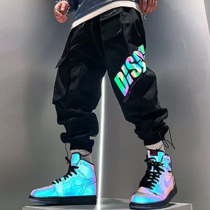 INFINIT Fizzy reflective cargo pants for men Pants Infinit Store Infinit Store Infinit Sneakers