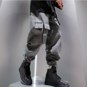 INFINIT Fizzy reflective cargo pants for men Pants Infinit Store Infinit Store Infinit Sneakers