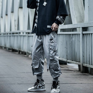 INFINIT Frizz Black Cargo Pants for Mens, Hip hop pants pocket oversize Pants Infinit Store Infinit Store Infinit Sneakers