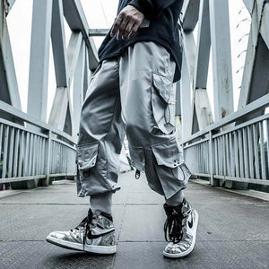 INFINIT Frizz Black Cargo Pants for Mens, Hip hop pants pocket oversize Pants Infinit Store Infinit Store Infinit Sneakers
