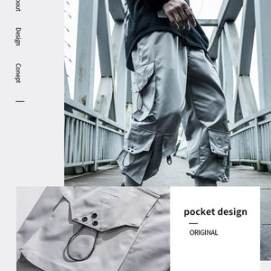 INFINIT Frizz Black Cargo Pants for Mens, Hip hop pants pocket oversize Pants Infinit Store Infinit Store Infinit Sneakers