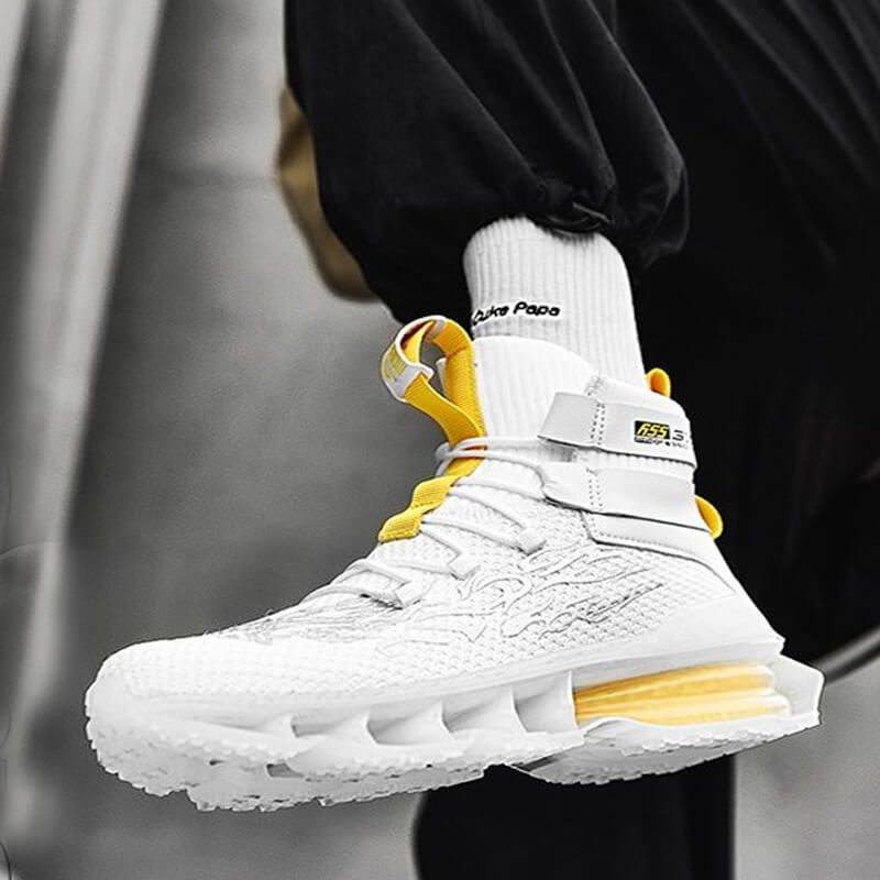 INFINIT Sparks DX 300 High Top Sneakers Black Shoes Infinit Store Infinit Store Infinit Sneakers