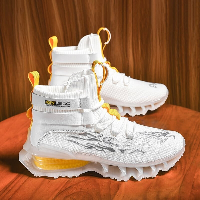 INFINIT Sparks DX 300 High Top Sneakers Black Shoes Infinit Store Infinit Store Infinit Sneakers