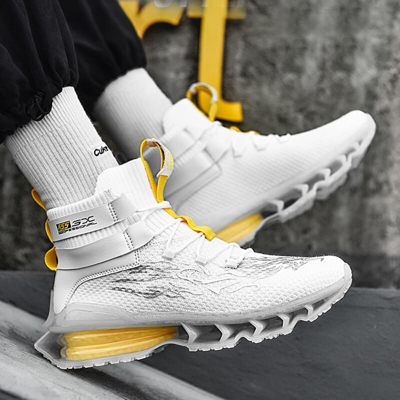 INFINIT Sparks DX 300 High Top Sneakers Black Shoes Infinit Store Infinit Store Infinit Sneakers