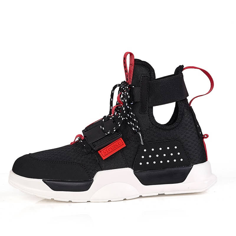 INFINIT Sparks XT100 high top sneakers for women and mens Shoes Black / US 7 / EU 39 / UK 6.5 ( 24.5 cm / 245 mm ) Infinit Store Infinit Store Infinit Sneakers