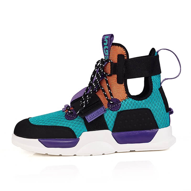 INFINIT Sparks XT100 high top sneakers for women and mens Shoes Green / US 5.5 / EU 36 / UK 5  ( 22.5 cm / 225 mm ) Infinit Store Infinit Store Infinit Sneakers