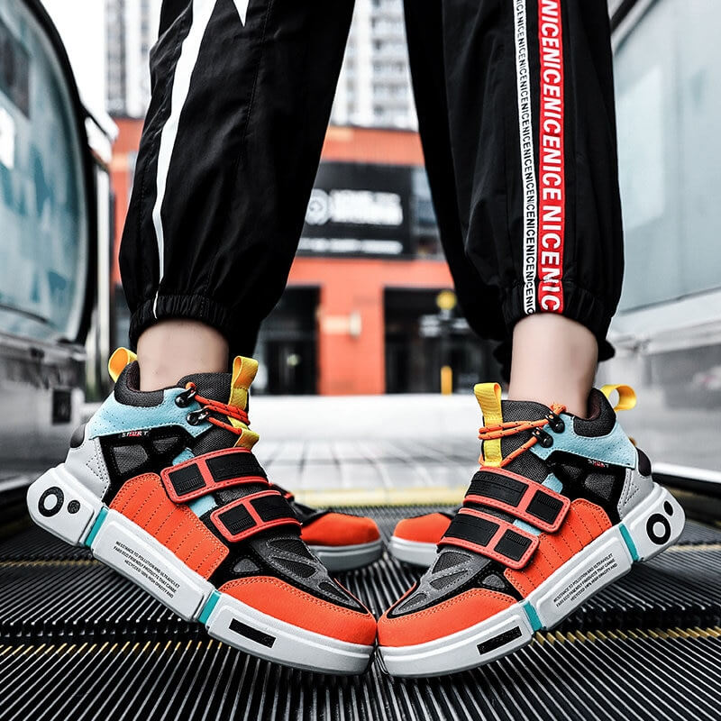 INFINIT 'Blaze Chromatic' Sneakers Colorful High top Sneakers Shoes Infinit Store Infinit Store Infinit Sneakers