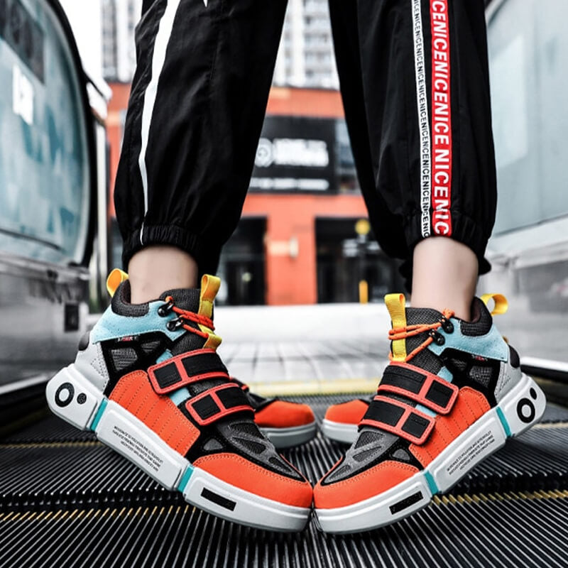 INFINIT 'Blaze Chromatic' Sneakers Colorful High top Sneakers Shoes Infinit Store Infinit Store Infinit Sneakers