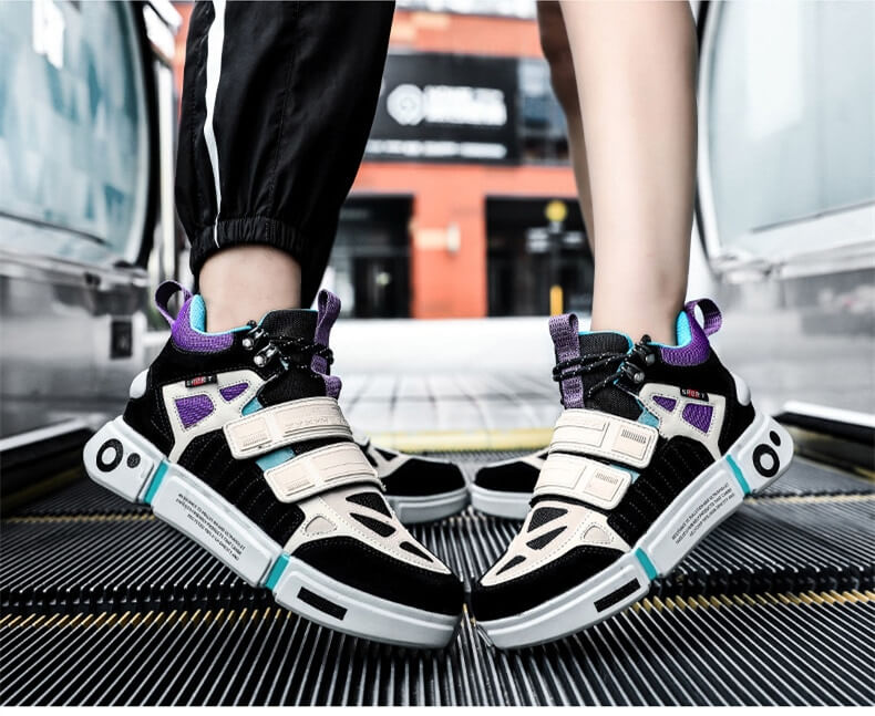 INFINIT 'Blaze Chromatic' Sneakers Colorful High top Sneakers Shoes Infinit Store Infinit Store Infinit Sneakers