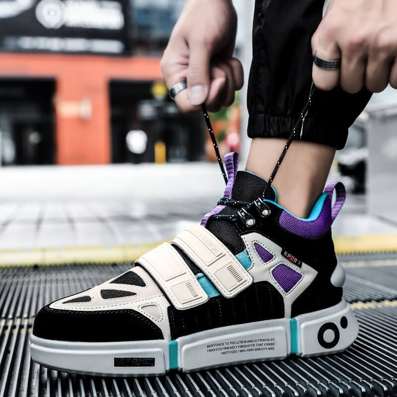 INFINIT 'Blaze Chromatic' Sneakers Colorful High top Sneakers Shoes Infinit Store Infinit Store Infinit Sneakers