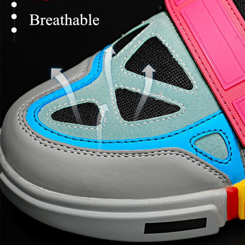 INFINIT 'Blaze Chromatic' Sneakers Colorful High top Sneakers Shoes Infinit Store Infinit Store Infinit Sneakers