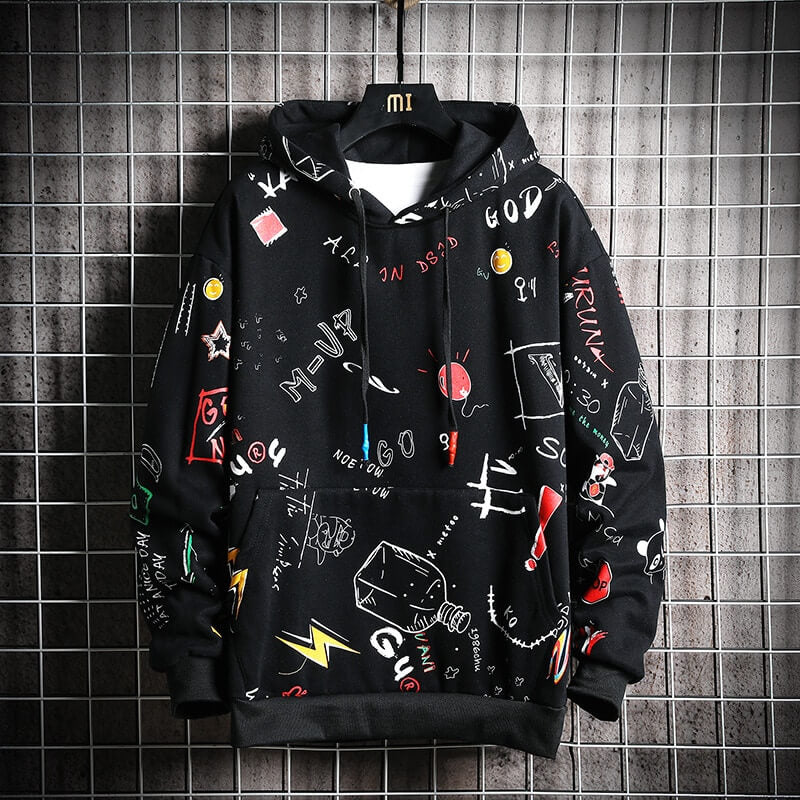 Korean Streetwear hoodies urban street fashion korean hoodies Coats & Jackets Black ( thin ) / Korean -M Infinit Store Infinit Store Infinit Sneakers