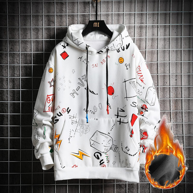 Korean Streetwear hoodies urban street fashion korean hoodies Coats & Jackets White / Korean -M Infinit Store Infinit Store Infinit Sneakers