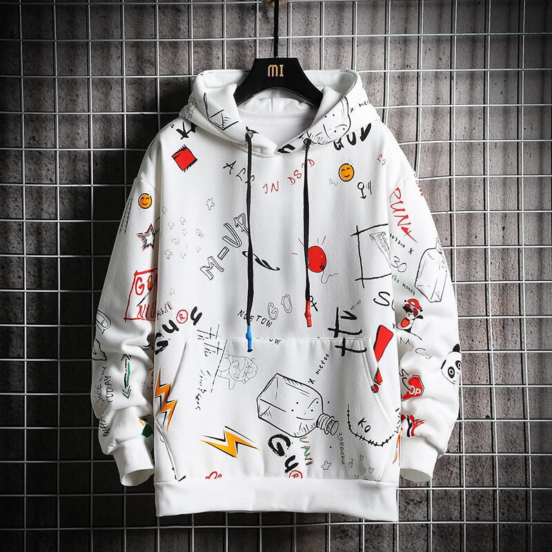 Korean Streetwear hoodies urban street fashion korean hoodies Coats & Jackets White ( thin ) / Korean -M Infinit Store Infinit Store Infinit Sneakers
