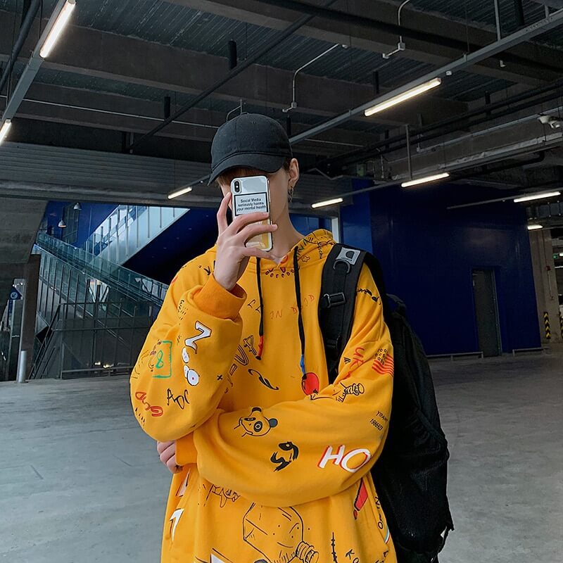 Korean Streetwear hoodies urban street fashion korean hoodies Coats & Jackets Infinit Store Infinit Store Infinit Sneakers