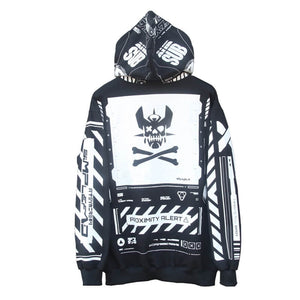 Mens Black Hoodies Proximity Allert Hoodie Black Japanese Techwear Hoodies Coats & Jackets Infinit Store Infinit Store Infinit Sneakers