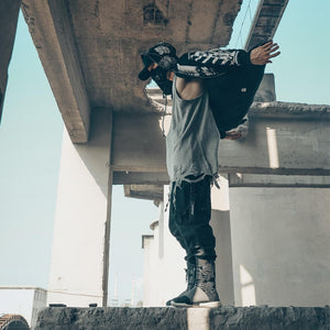 Mens Black Hoodies Proximity Allert Hoodie Black Japanese Techwear Hoodies Coats & Jackets Black / M Infinit Store Infinit Store Infinit Sneakers