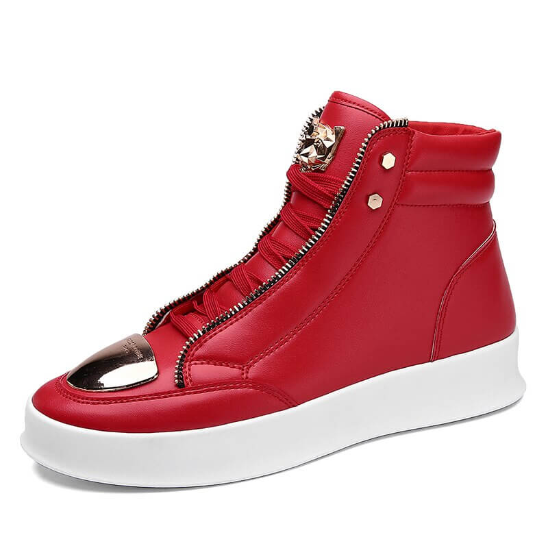 Mens High Top Sneakers Sparks X700 Sneakers Shoes Red / US 6.5 / UK 6 / EU 39 Foot Length ( 24.5 cm / 245 mm ) Infinit Store Infinit Store Infinit Sneakers