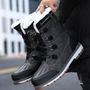 Mens Winter boots Waterproof Casual Boots Shoes Infinit Store Infinit Store Infinit Sneakers