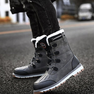 Mens Winter boots Waterproof Casual Boots Shoes Infinit Store Infinit Store Infinit Sneakers