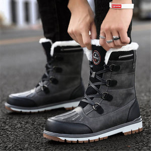 Mens Winter boots Waterproof Casual Boots Shoes Infinit Store Infinit Store Infinit Sneakers