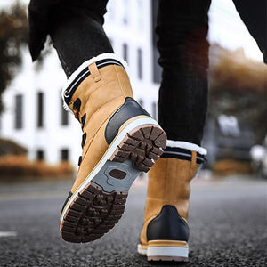 Mens Winter boots Waterproof Casual Boots Shoes Infinit Store Infinit Store Infinit Sneakers