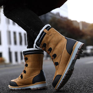 Mens Winter boots Waterproof Casual Boots Shoes Infinit Store Infinit Store Infinit Sneakers