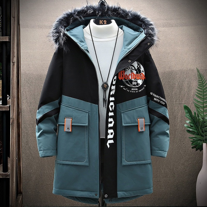 Faded Winter Parka Coats & Jackets green / 4XL Infinit Store Infinit Store Infinit Sneakers