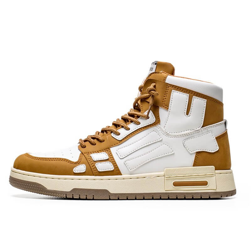 Retro Sneakers INFINIT Retroflex GTX100 High Top Sneakers Shoes Brown / US 6.5 / UK 6 / EU 39 Foot Length ( 24.5 cm / 245 mm ) Infinit Store Infinit Store Infinit Sneakers