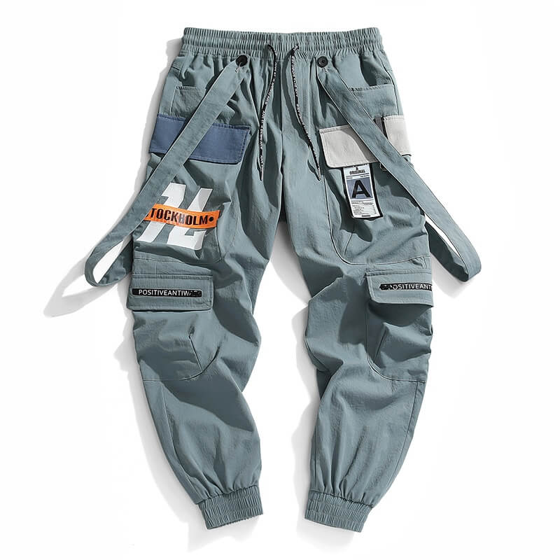 Stockholm Cargo Pants Japanese Streetwear Joggers Pants Light green / S Infinit Store Infinit Store Infinit Sneakers