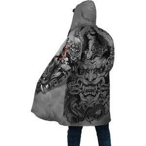 Tengu Demon Japanese demon Cloak Hoodie Coats & Jackets Infinit Store Infinit Store Infinit Sneakers