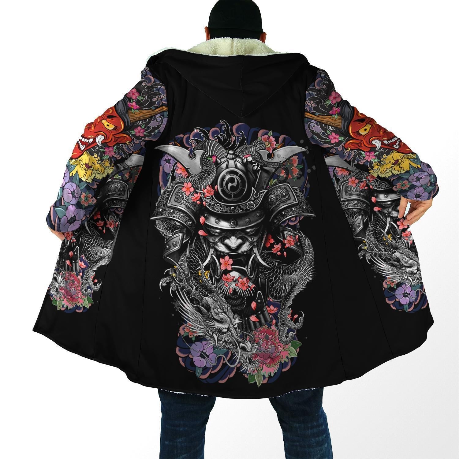 Tengu Demon Japanese demon Cloak Hoodie Coats & Jackets Tengu V2 / XXXL Infinit Store Infinit Store Infinit Sneakers