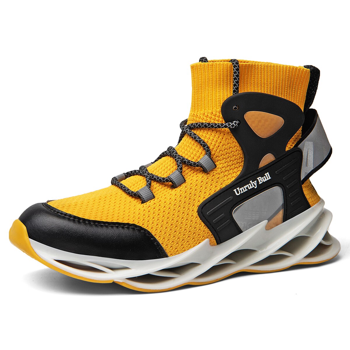 unruly bull sneakers High top sneakers Shoes Yellow / US 8.5 / UK 8 / EU 42 Foot Length ( 26.5 cm / 265 mm ) Infinit Store Infinit Store Infinit Sneakers