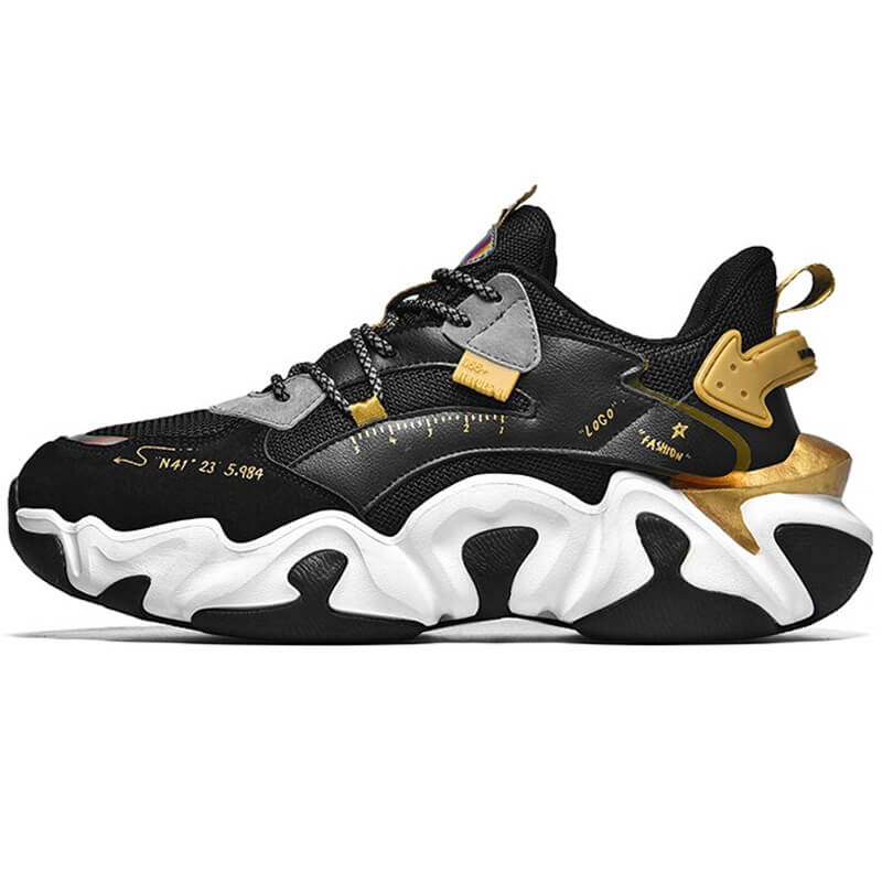 Velzard N41 Chunky dad sneakers - INFINIT Sneakers Shoes Black / UK 10.5 / US 11 / EU 45 ( 28 cm / 280 mm ) Infinit Store Infinit Store Infinit Sneakers