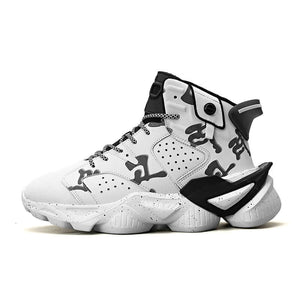 Velzard Senshi Combatan warrior high top sneakers Shoes White / US 6.5 / UK 6 / EU 39 ( 24.5 cm / 245 mm ) Infinit Store Infinit Store Infinit Sneakers