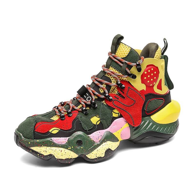 Velzard X3000 best high top Sneakers 2022 Shoes Green Army / US 6.5 / UK 6 / EU 39 Foot Length ( 24.5 cm / 245 mm ) Infinit Store Infinit Store Infinit Sneakers