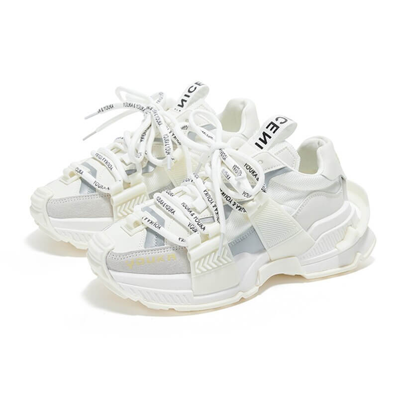 Youka Women Sneakers Original Best Chunky Shoes for women 2022 Shoes White / US 4.5 / EU 35 Foot Length ( 22 cm / 225 mm ) Women Infinit Store Infinit Store Infinit Sneakers