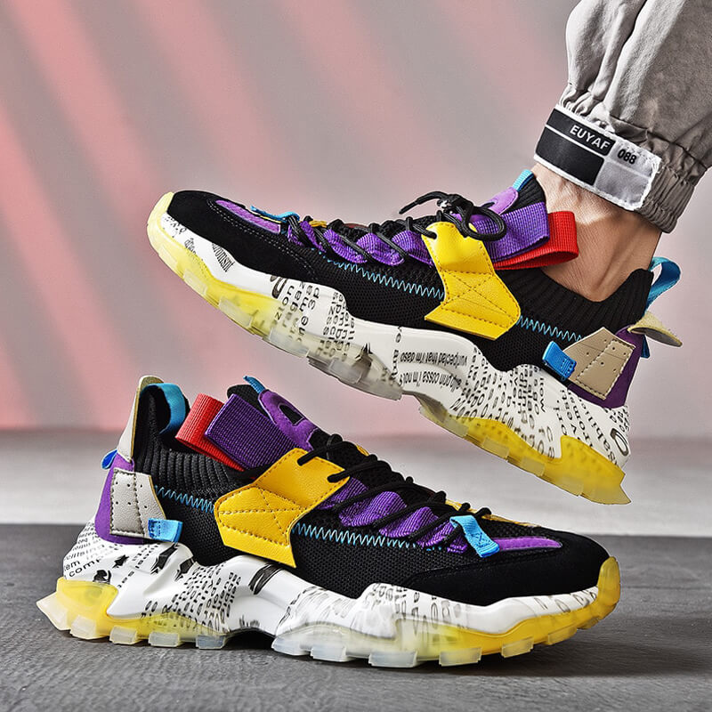 INFINIT ARTEMIS Scribbled Sneakers Shoes Infinit Store Infinit Store Infinit Sneakers